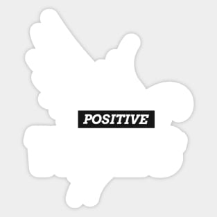 Positive vibes phoenix bird Sticker